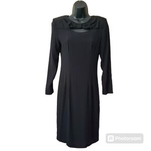 Vintage black cocktail dress small